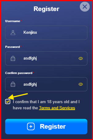 Confirm Your Age and Agree to the Terms